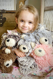 Pink Bear Lovey Baby Blanket
