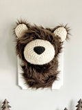 Brown Grizzly Bear Wall Mount