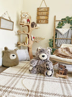 Owl Plush Stuffed Animal Beige