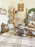 Owl Plush Stuffed Animal Beige