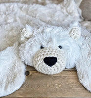 Regular Size Minky Polar Bear Rug